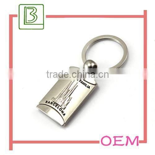 metal 3d keychain for business gift