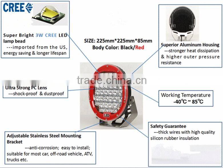 96w LED Driving Worklight 9'' 96w LED Work Light Super Bright 96w ATV SUV 4x4 l led off road driving lights led work light