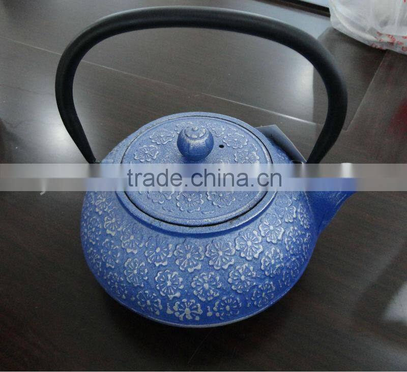 0.55L Hot Cast Iron Tea Kettles with twisted handle