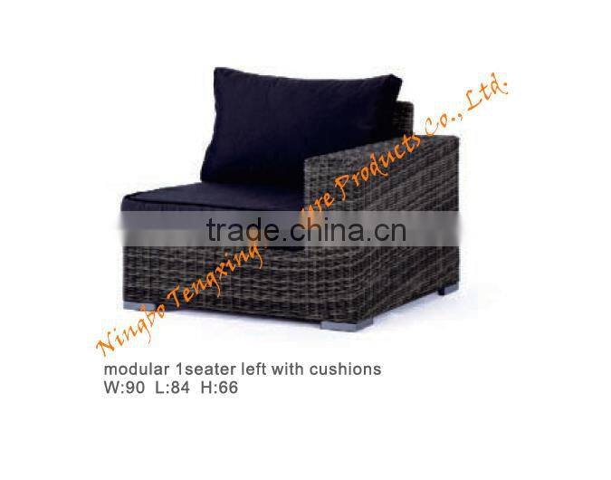 2016 New model style new design use hotel garden rattan sofa set