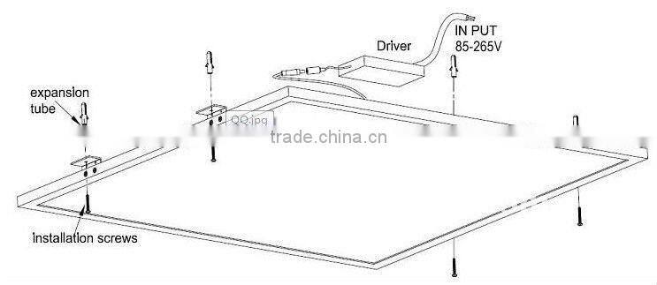 CE RoHs approved indoor decoration 1200x300mm inlay panel led light
