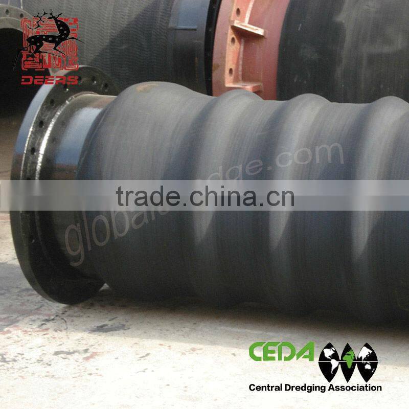 Long life-span flexible suction hose for dredger
