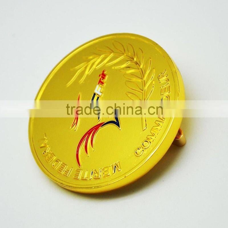 wholesale custom gold plated souvenir coin