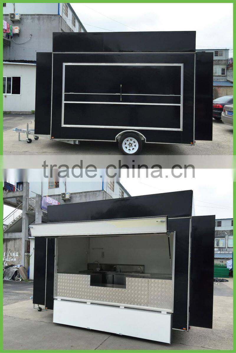 FV-55 trailer fast food food van trailer electric food tricycle