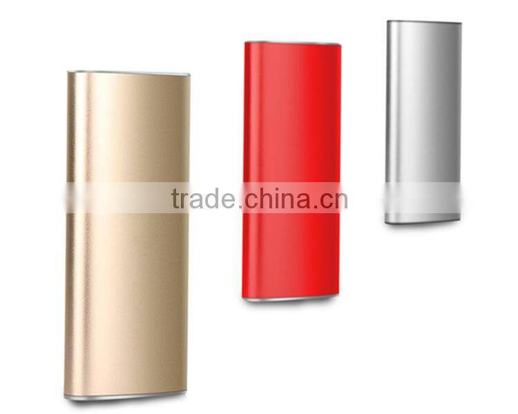 Wholesale high capacity dual output mobile charger power bank 10000 mah