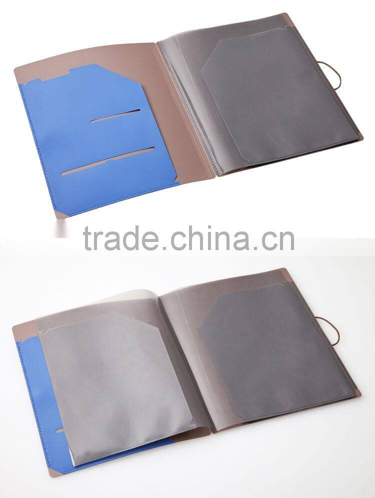 Hot sales 2016 Gemini fashion A4 size six pockets presentation file folder Advanced Business File pockets