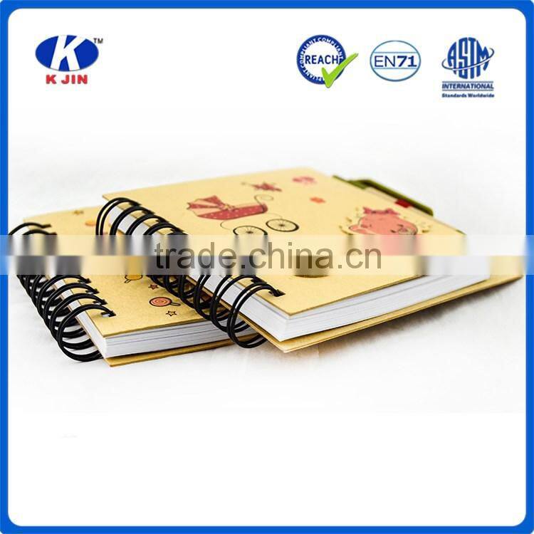 environmental protection series log color small custom memo notebook with pen