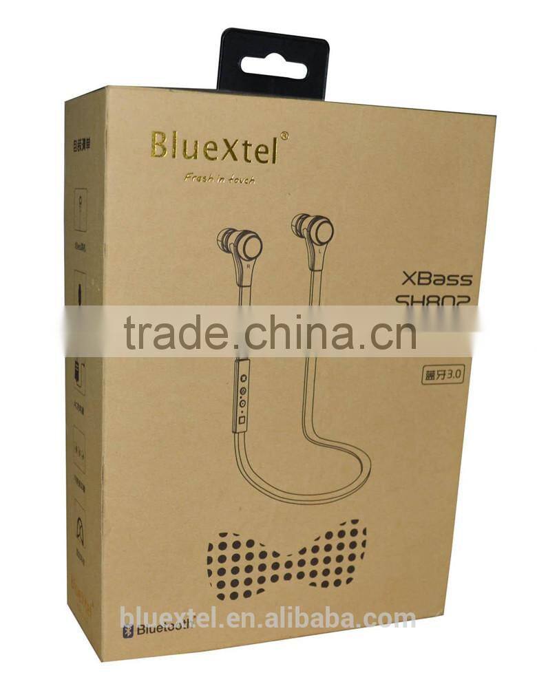 2014 neckband bluetooth stereo headphone bluetooth headset small ears With Microphone