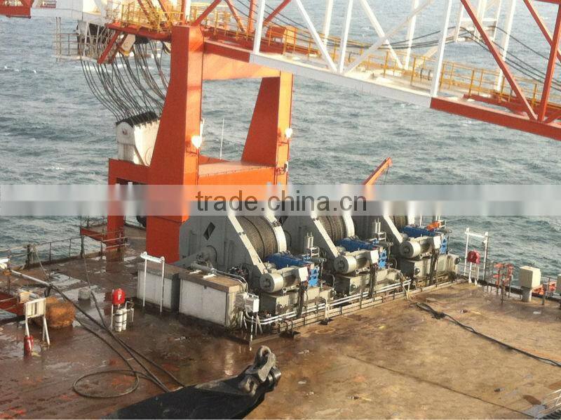1500KN 12 points mooring winch with high quality
