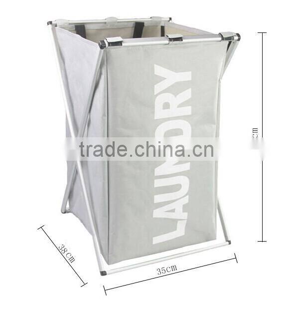 MuJi China wholesale waterproof oxford cloth laundry basket, laundry basket corner basket, dirty basket