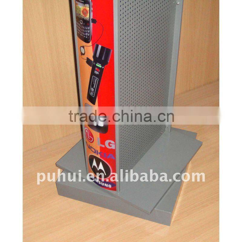 Double Sides cell phone accessory display fixture