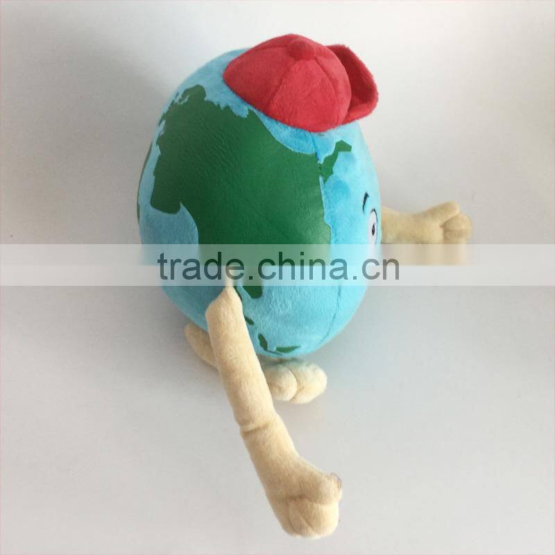 Best handmade plush earth pillow, classic earth soft pillow cushions