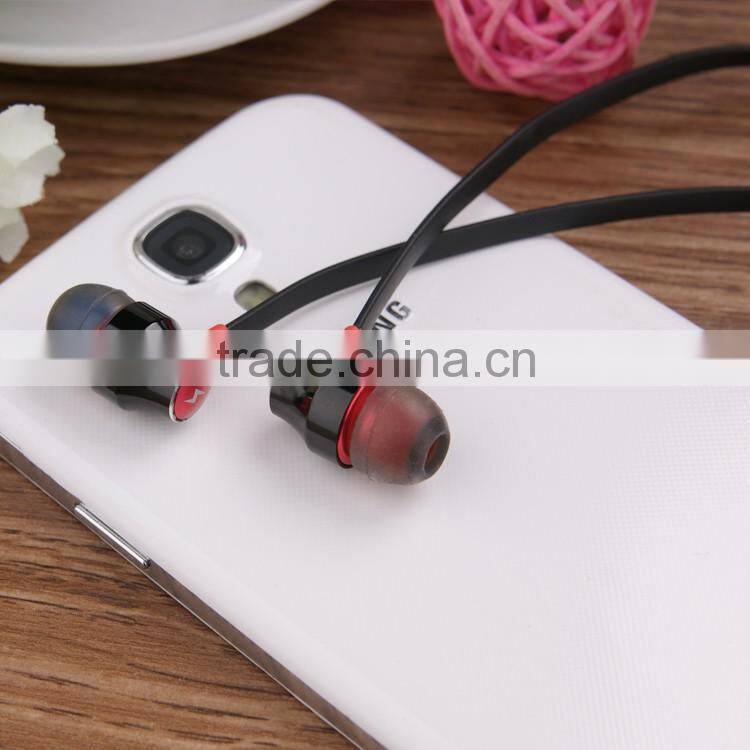 Metal earphones for mp3 players sport headphones earphones free sample headset shenzhen supplier