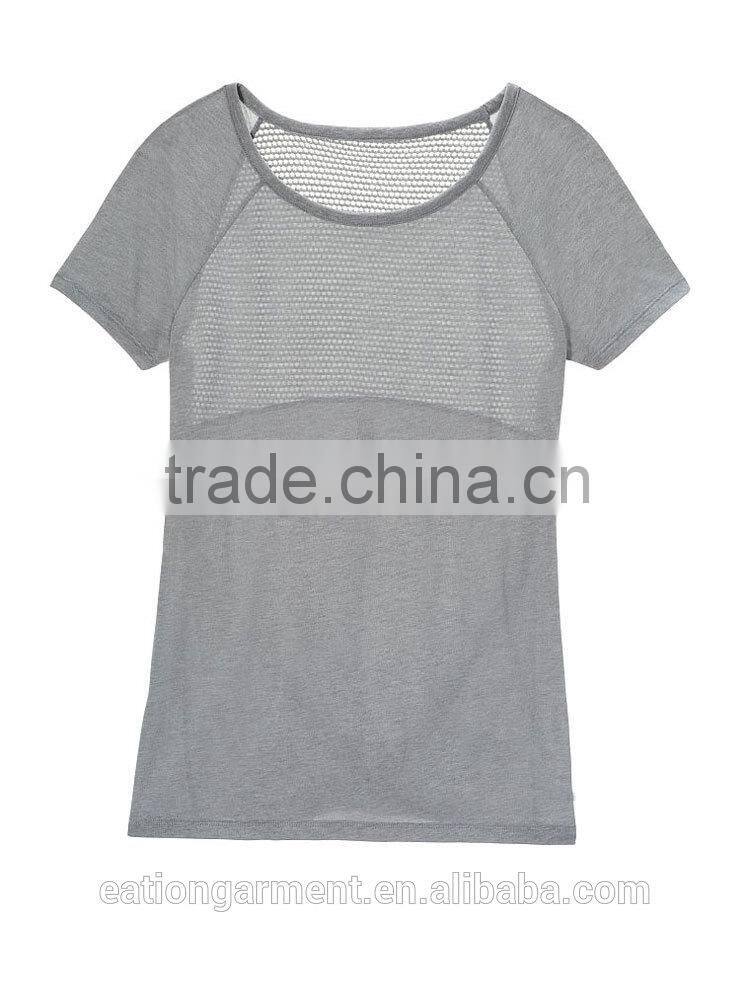 see through back tall t-shirts wholesale free samples made in China