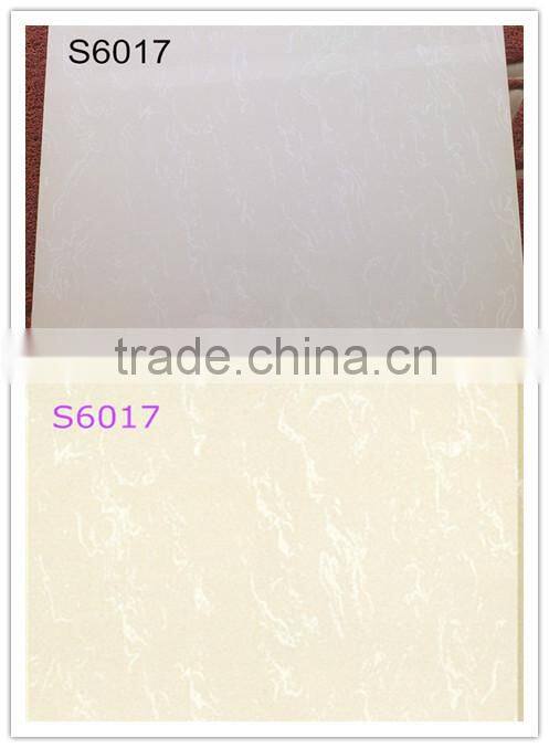 Nano Finished Ivory/Beige Soluble Salt Polished Porcelain Floor Stock Tiles