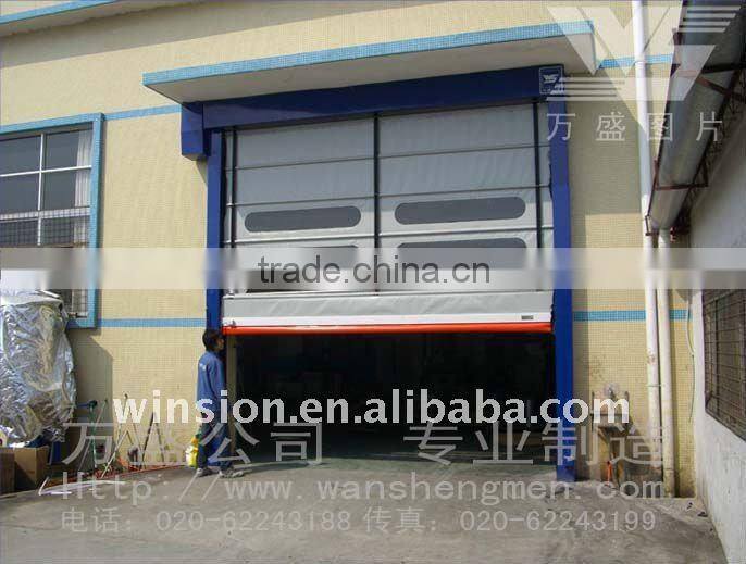 high speed stacking door/warehouse pvc door