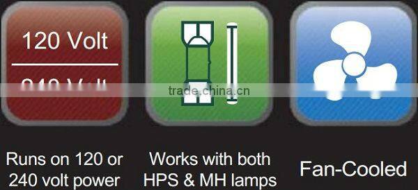 UL and CE certificated 400w electronic ballast for mh/hps lamps