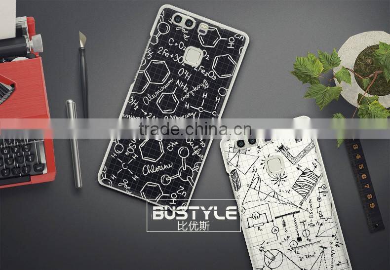 alibaba express 2016 new design Black white flip mobile cover china manufacturing tpu case for huawei P9