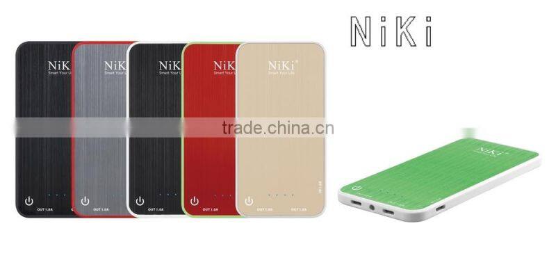 NiKi Polymer Power Bank Battery Charger 2000mAh