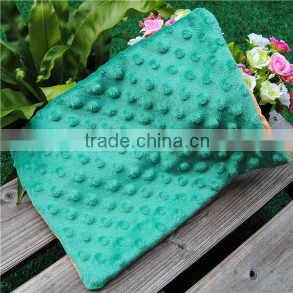 MOQ 50pcs Fashion Design Luxurious Security Minky Green Orange Microfiber Pillow Case