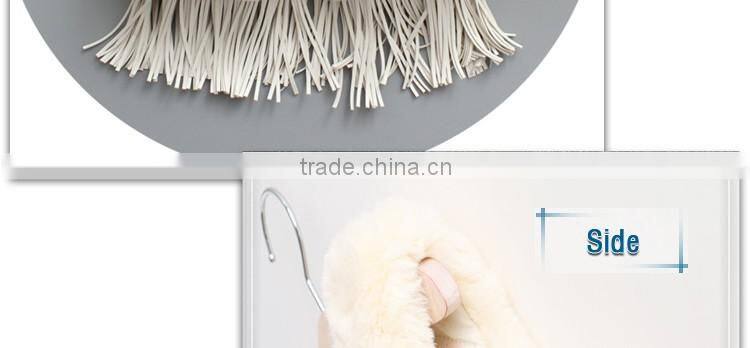 children winter wholesale clothes knitted brown rabbit fur vest apparel