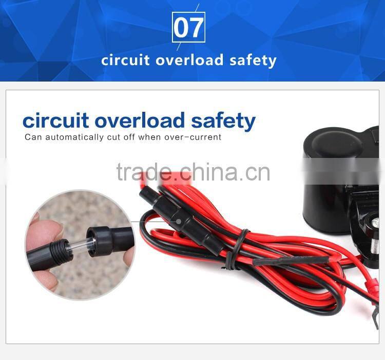 USB motorcycle mobile phone charger multifunctional power supply intelligent IC control