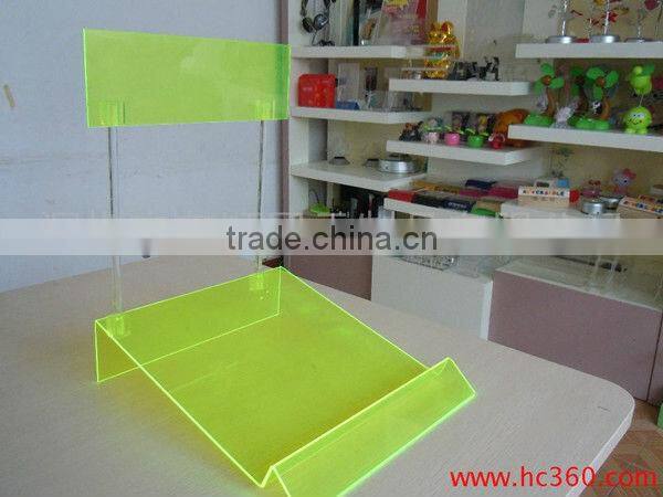 promotion durable Acrylic desktop laptop display stand,acrylic holder