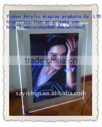 frameless led acrylic light box