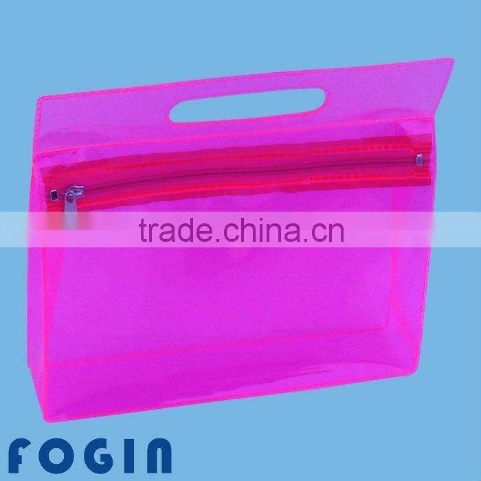 Printing promotional PVC carry bag with handle for shopping