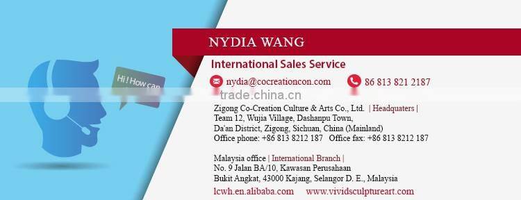 Polyresin dinosaur figurine for home decoration