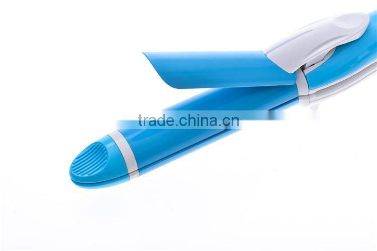 Good quality fashion 2 in 1 multi function hair curlers and hair straighteners