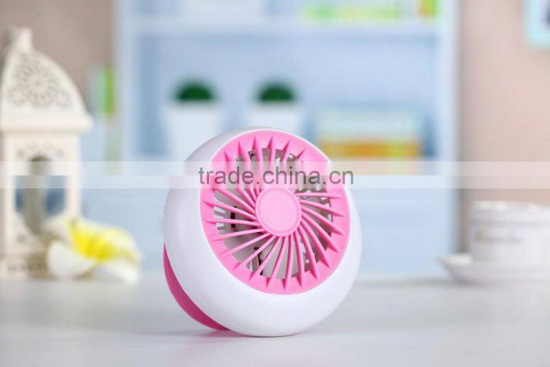 Outdoor and Desk Multi Use Mini Fan USB 2016 Innovative Promotional Gift Rechargeable mini fan