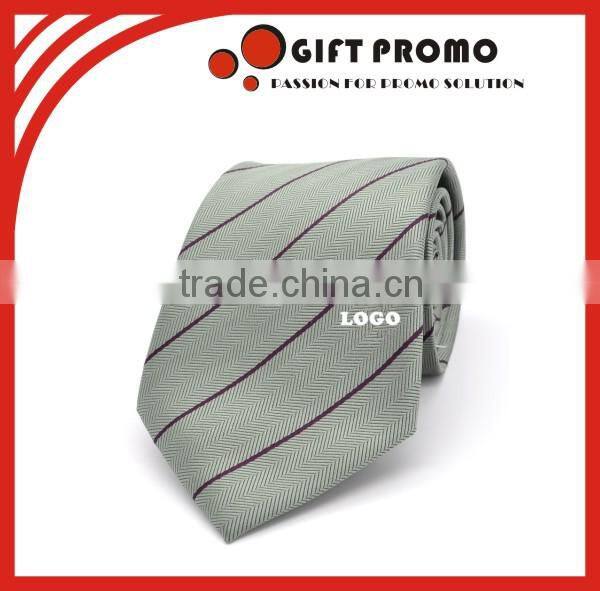 Custom Man Silk Embroidery Logo Tie