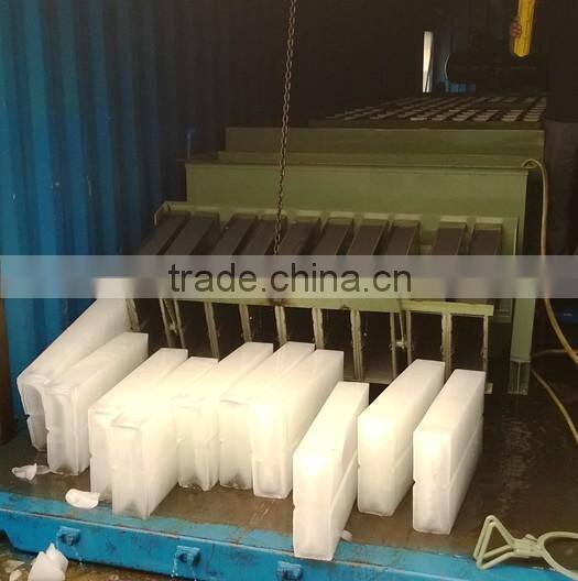 Newest design 30 tons per day containerized mobile ice plant for block ice