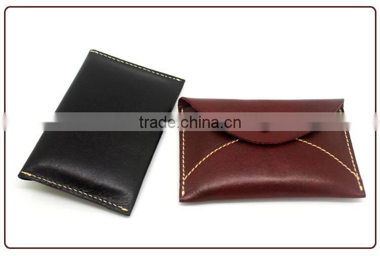 Goat leather for business card holder with custom logo