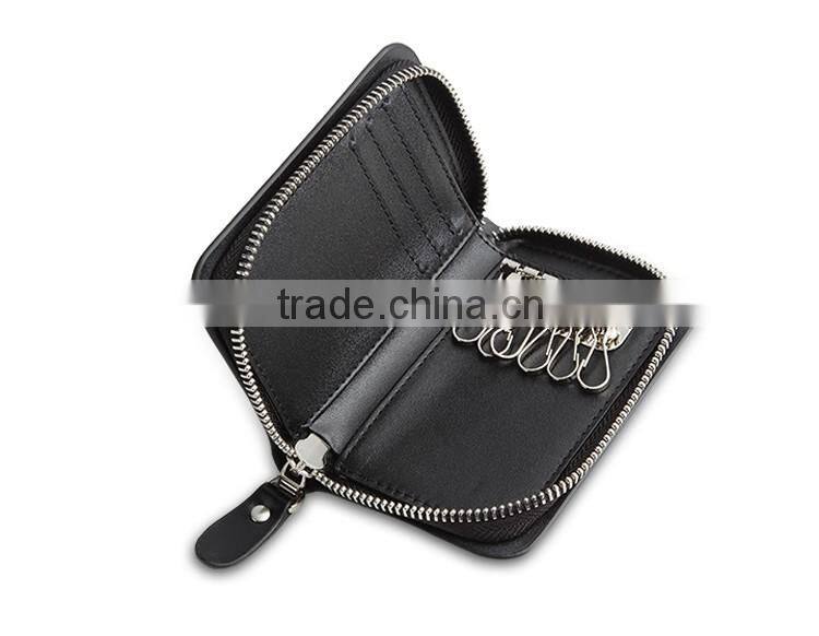 Top selling business genuine leather key holder for mens
