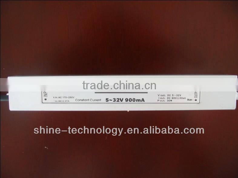 30w Led Driver constant current(350ma,700ma,900ma) with Ce,Rohs,Saa,C-tick Approvals