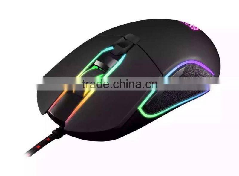 6d Led game mouse 6 Buttons Professional Gaming Optical Mouse RGB glow LED mouse
