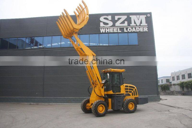 CE Approved High Dumping Height 2Tons Wheel Loader