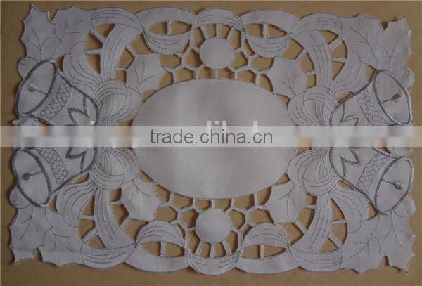 New design embroidered lace table cloth