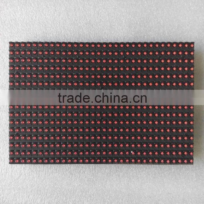 Best Quality semi-outdoor indoor outdoor single red color led display P10 led module