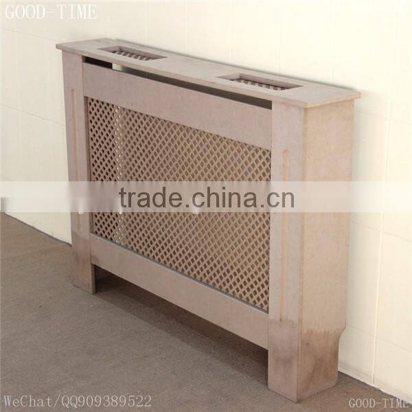 cheap Raw MDF large tall home wall radiator cover for UK