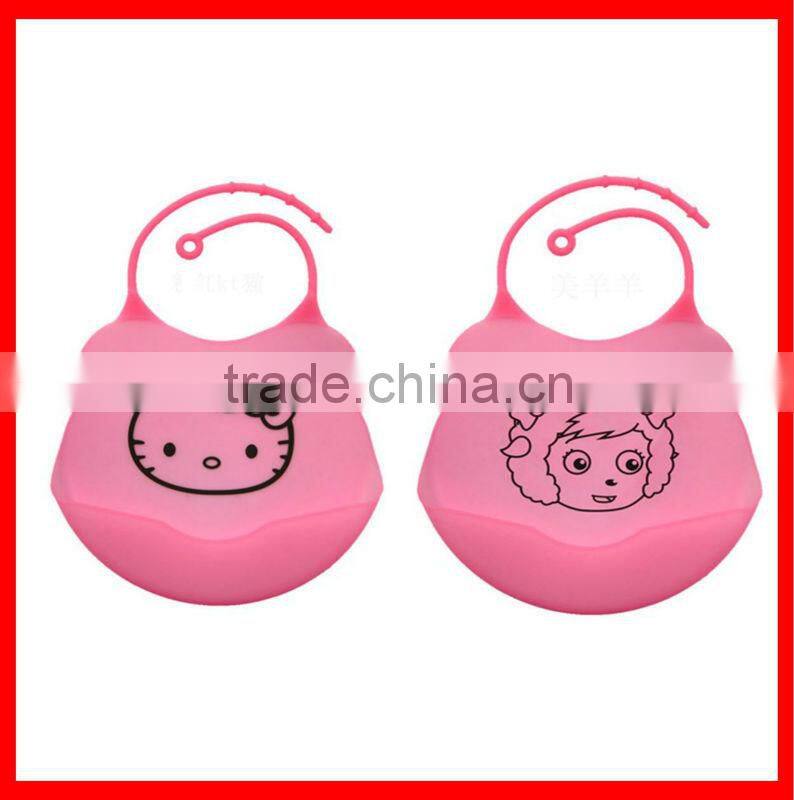 FDA LFGB Approved Silicone Baby Bandana Bibs