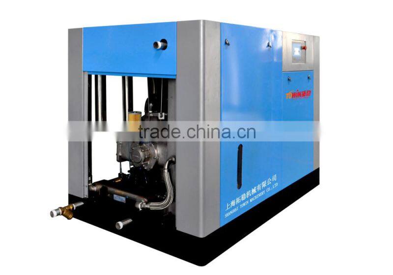 1100KW 150HP oil free rotary screw air compressor for chip and food packing