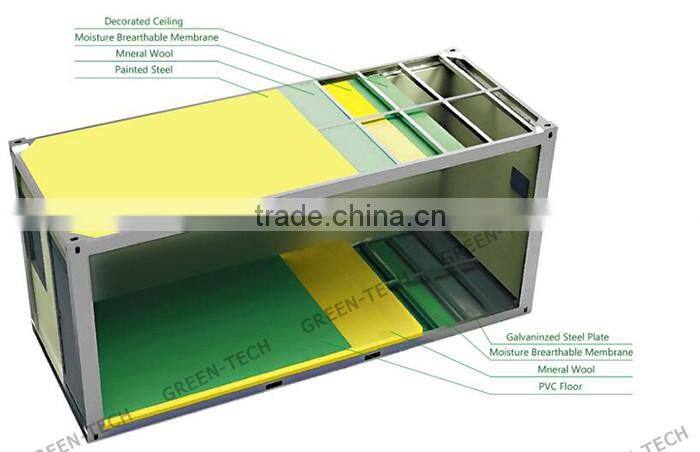 CH-WH006 the low cost prefab house price design for kenya