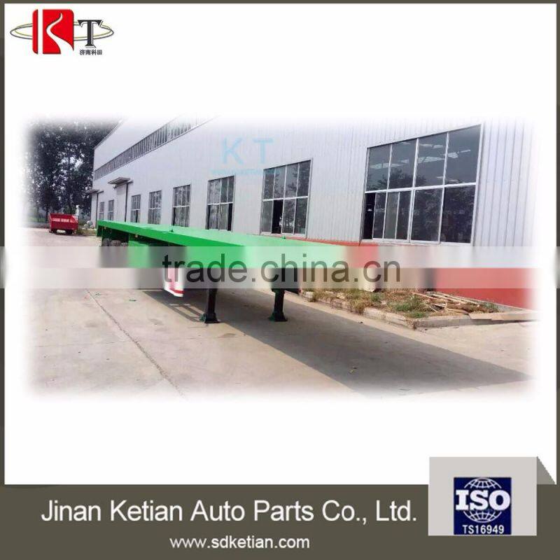 industry used 40T flated bed semi trailer with 3 axles