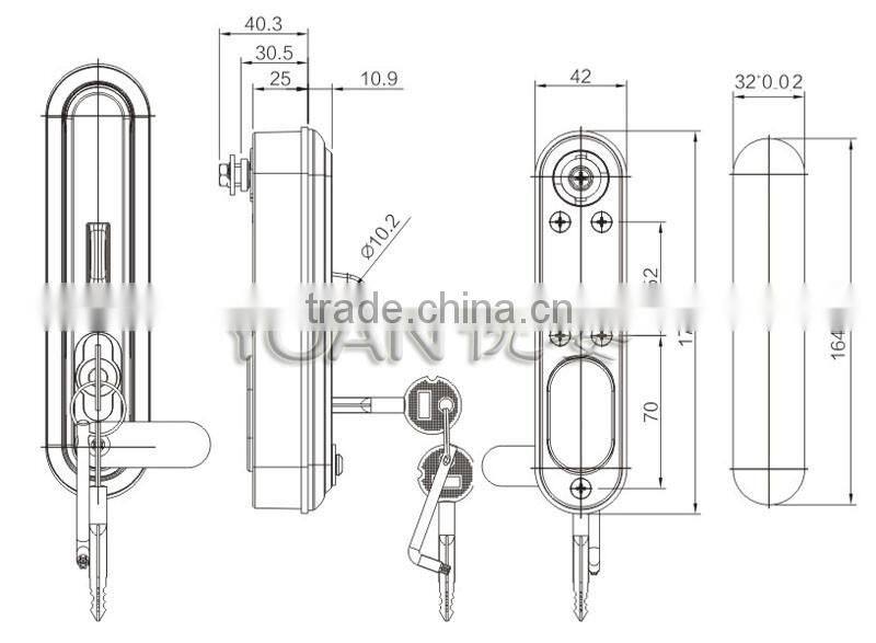high security metal cabinet door lock for steel filing cabinet and office cabinet