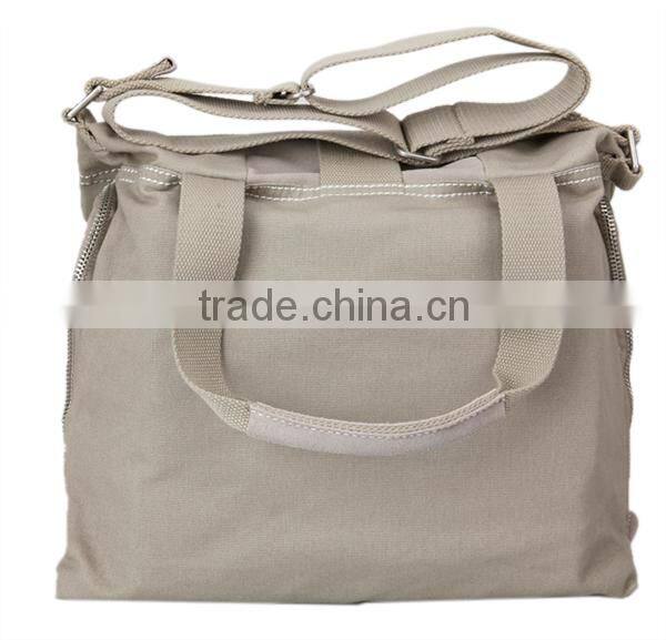 Fashionable Canvas w/Leather trim Dslr Camera Shoulder bag