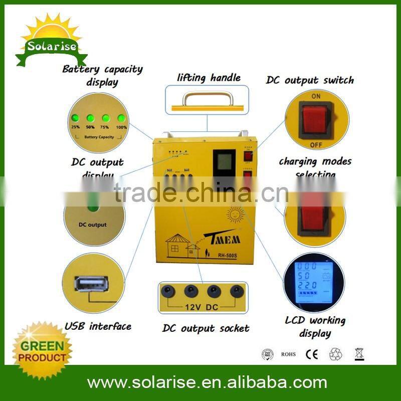 newest home use mini 20kw off grid solar system With USB charger