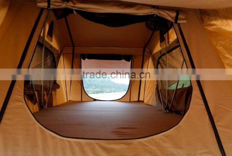 2016 hottest suv car roof top tent optional with Car side awning or mosquito net